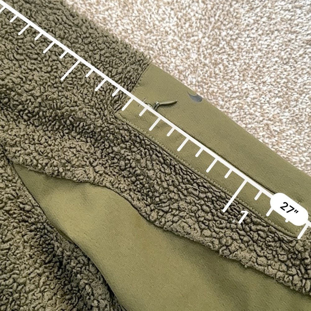 Nike Green Fleece Jacket/ Pullover - Picture 14 of 15